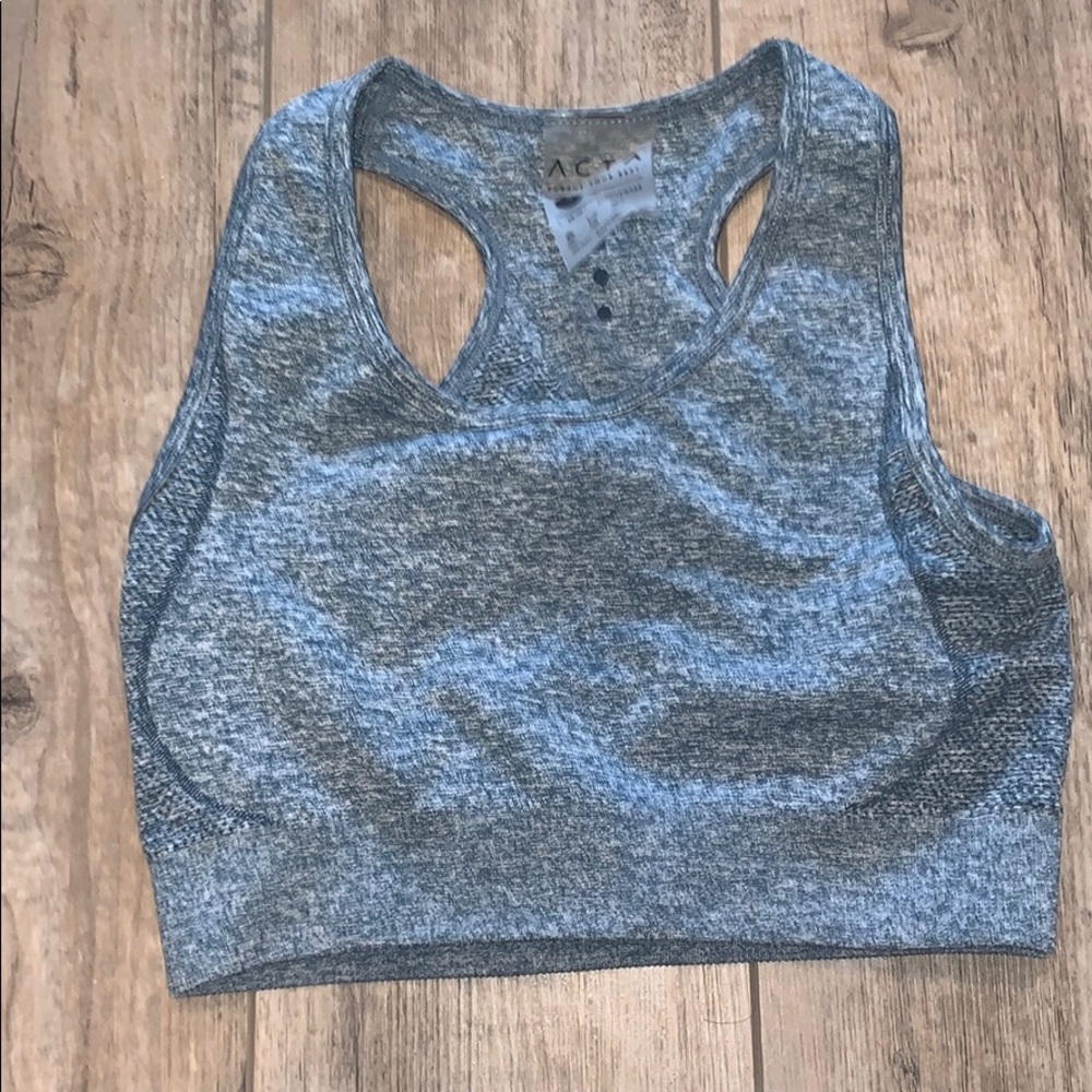 Blue Acta Sports Bra